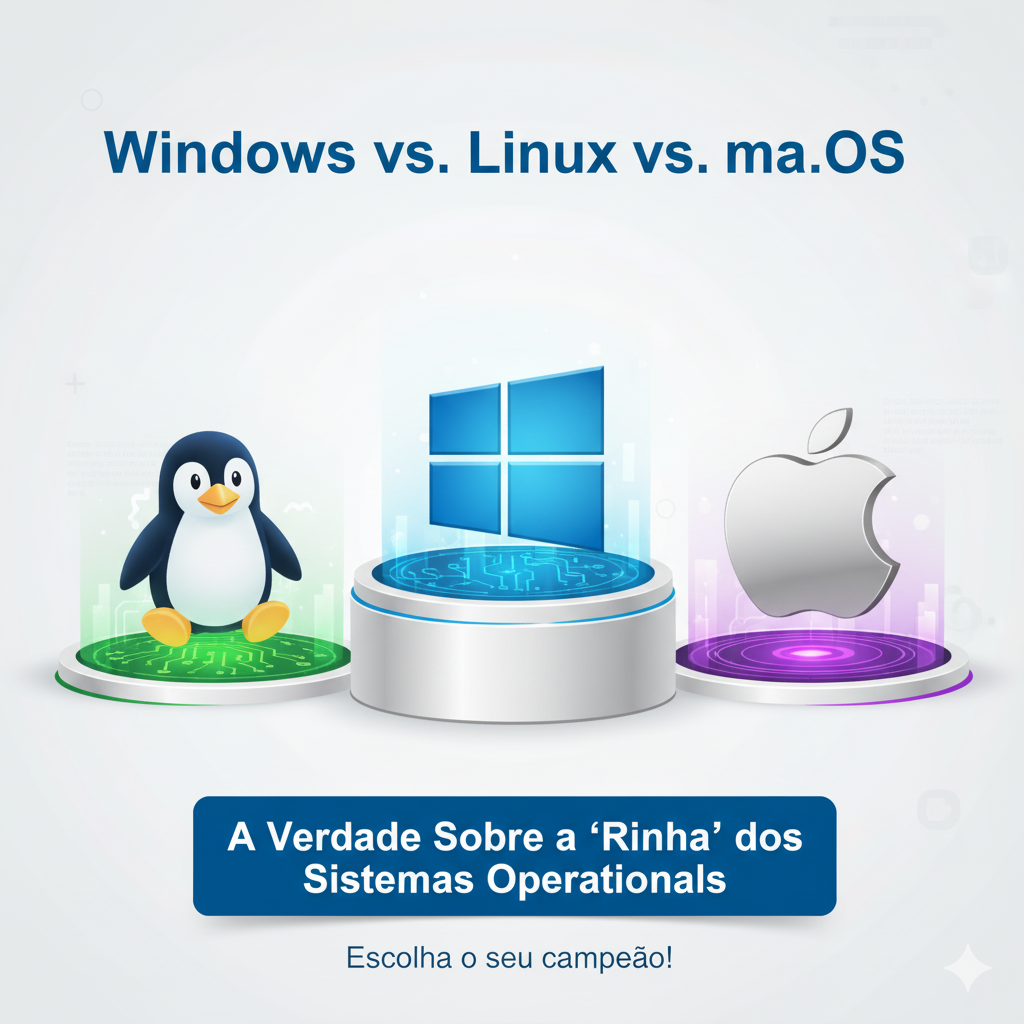 Windows, Linux ou macOS? A Verdade Sobre a “Rinha” dos Sistemas Operacionais