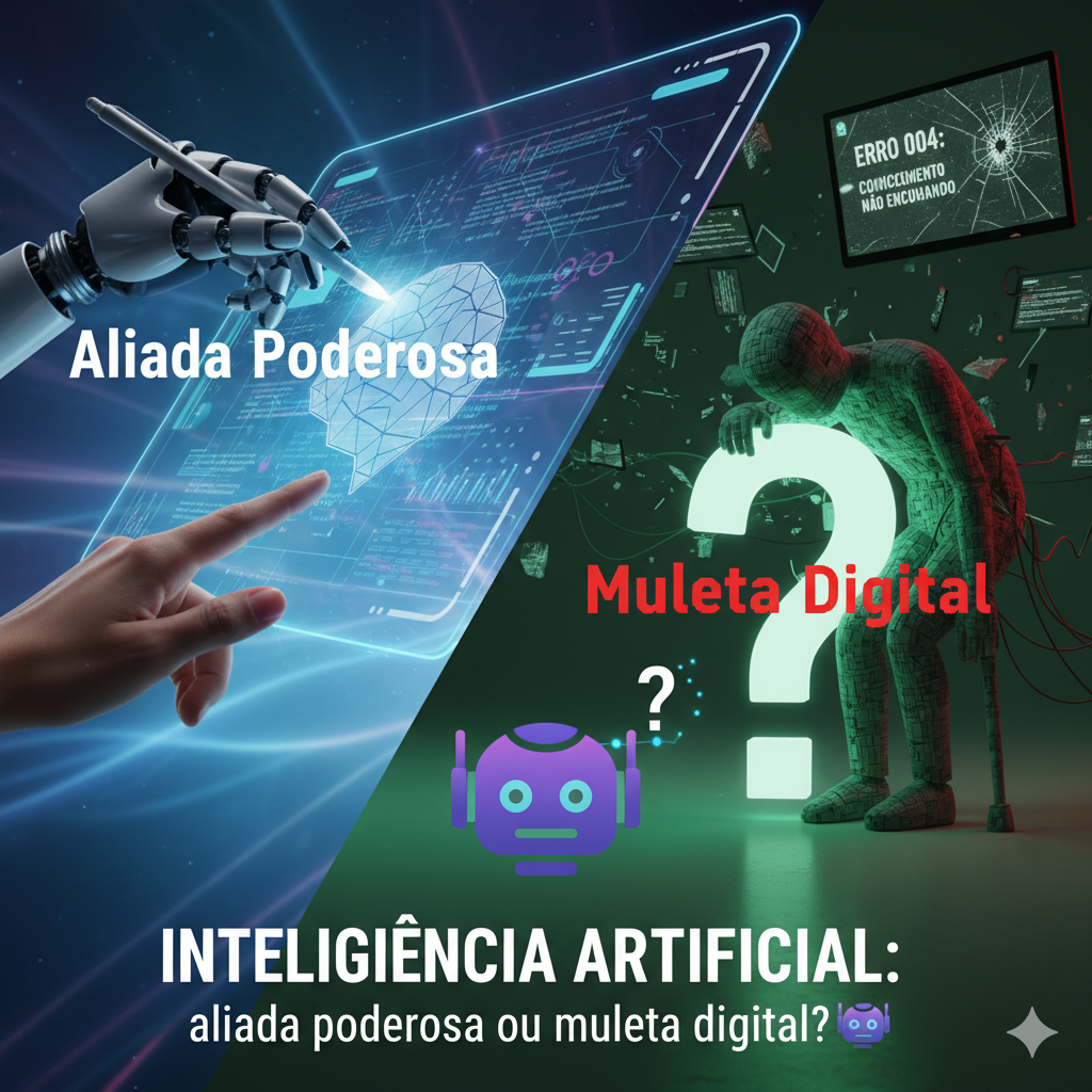 Inteligência Artificial: aliada poderosa ou muleta digital? 🤖