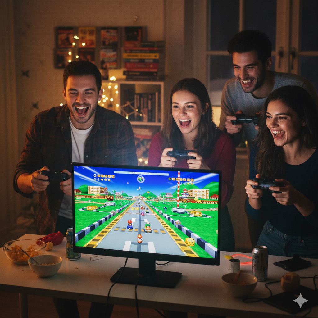 Reviva a Nostalgia: Como Jogar Mario Kart e Clássicos do Nintendo no Seu PC com os Amigos!