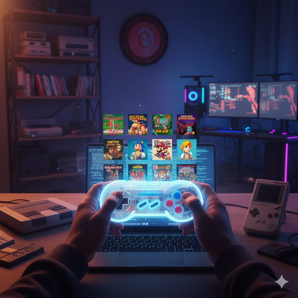 A nostalgia dos jogos retrô e o poder da emulação: eternizando bits e memórias 🎮
