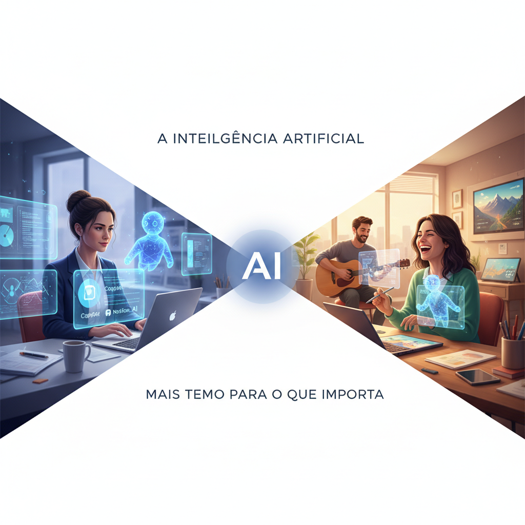 Como a Inteligência Artificial Está Aumentando Nossa Produtividade — No Trabalho e Fora Dele